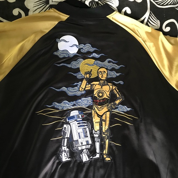 Her Universe Jackets & Blazers - Her Universe Star Wars Droids Satin Jacket 2XL